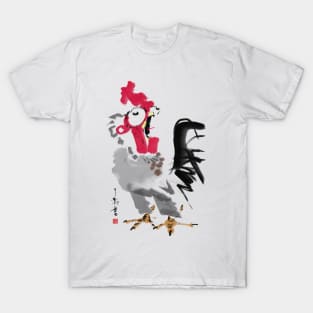 Rooster Crow Cartoon T-Shirt